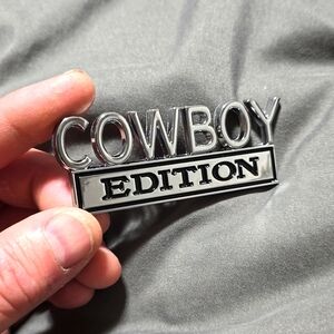 COWBOY Edition Emblem for Car Truck SUV Fenders Trunk Tailgate